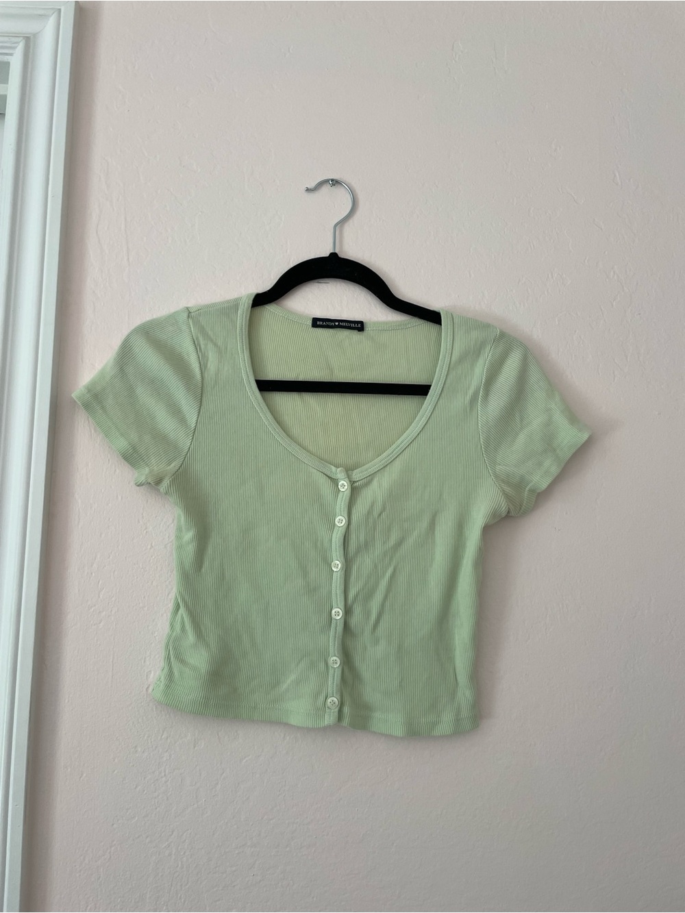 Brandy Melville Zelly Green Top